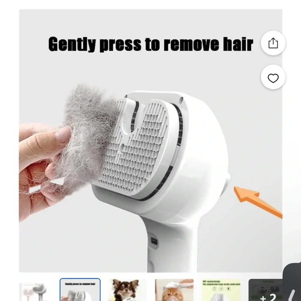 Pet Spray Hair Comb